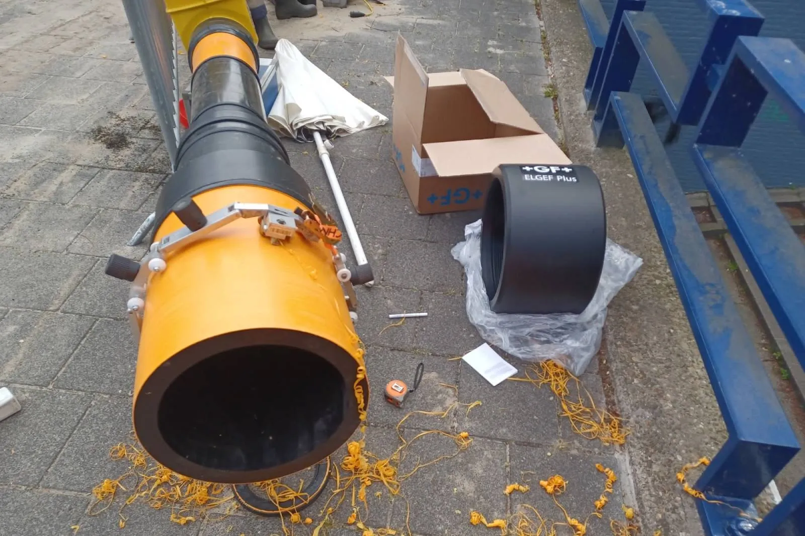 Specialistische buisschiller voor het bewerken van leidingen van elke diameter